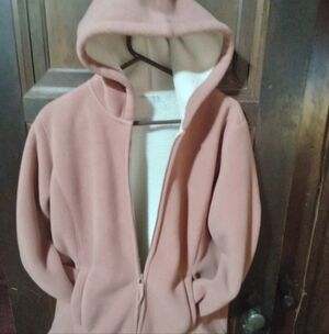 Cozy Pink Hooded Jacket